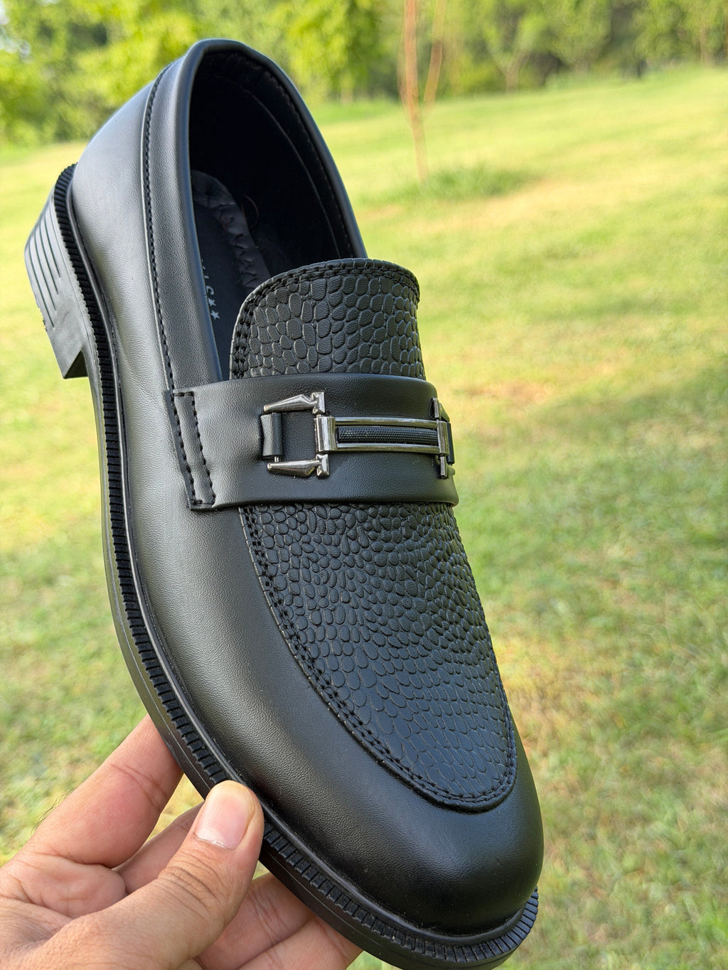 Wedding buckle loafer