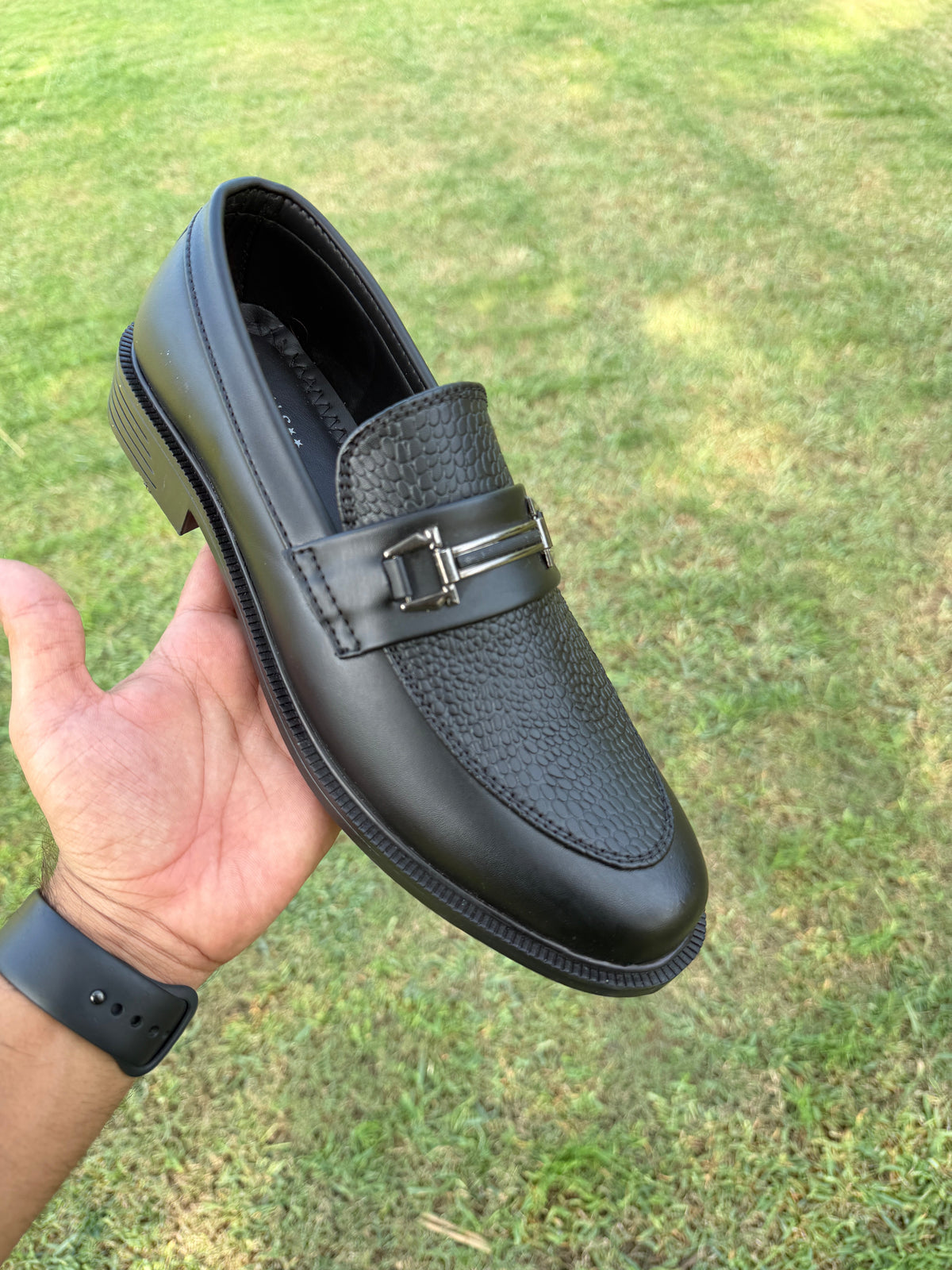 Wedding buckle loafer